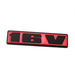 ABS Red 16 Rear Auto Badge Emblem for Volkswagen Golf POLO Corrado CADDY MK2