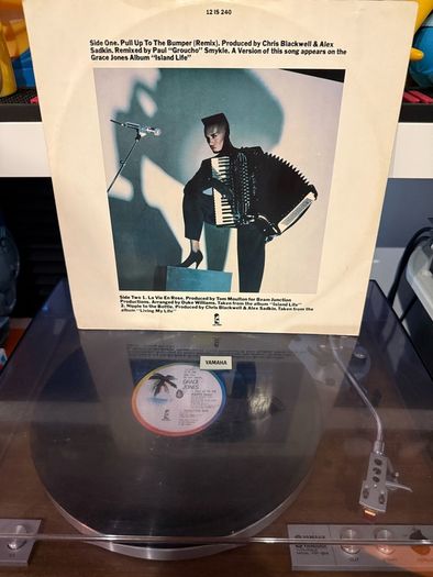 Vintage Grace Jones Pull Up To The Bumper 12 inch Vinyl Single (1985 Remix)
