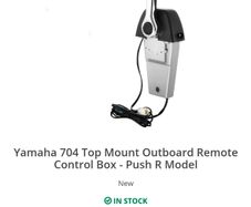 Genuine Oem Yamaha Outboard 704 Single Top Mount Binnacle Remote Control Box