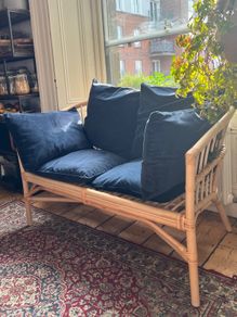 Rattan Sofa - 2 seater