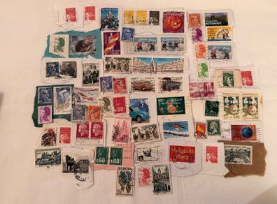 French stamp collection ( French Franc and Euros)
