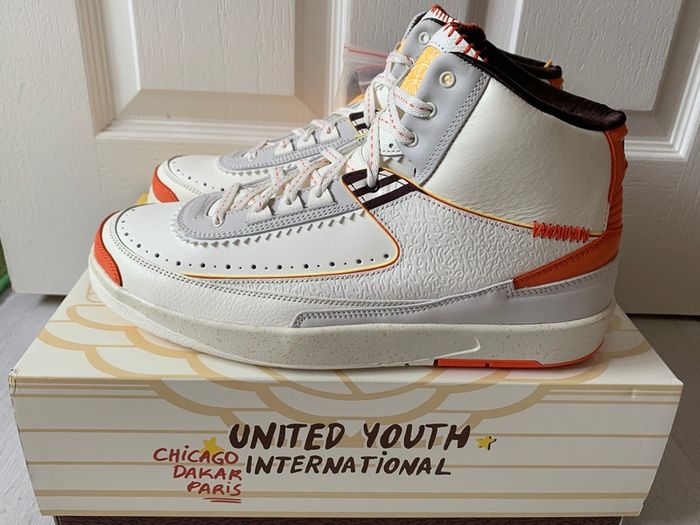Nike Air Jordan 2 Retro Maison Chateau Rouge UK 11/ US 12 Deadstock