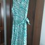 ladies buttoned belted dress Image 3
