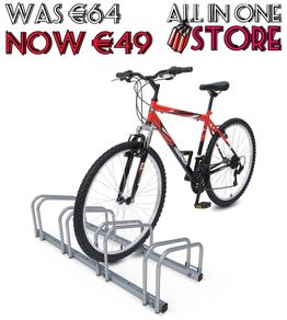 4 Bike Stand Floor or Wall mounted bike rack for garage Bicycle Parking rack Cycle Storage Locking Stand (FREE SHIPPING)