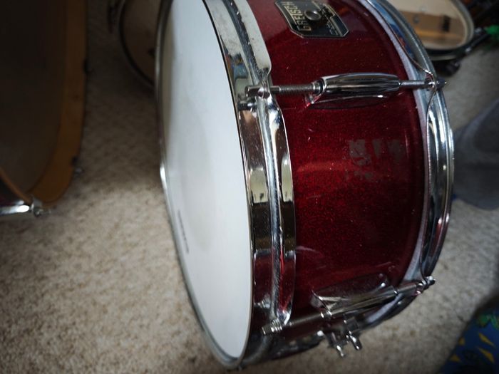 2010 Gretsch Catalina Club Red Sparkle 5-piece + hardware + bags