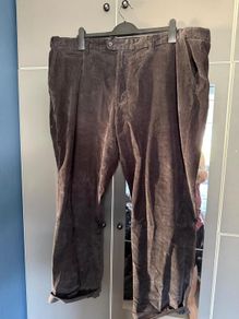 corduroy trousers mens grey