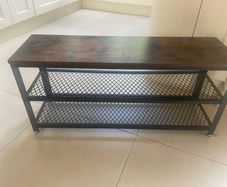 Shoe storage bench