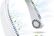 Neck Fan, Portable Hanging Neck Fan, Bladeless Mini Neck Fan, 3-Speed Hands-Free Personal Fan Rechargeable Wearable Fan, Headphone Design, for Home Office Travel Sports Outdoor