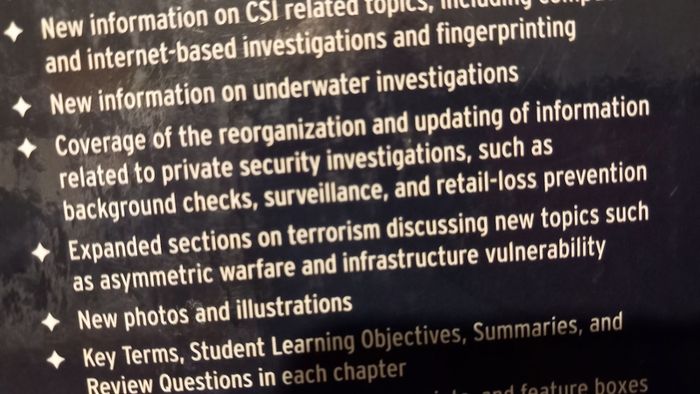 Criminal Investigation by Ronald F Becket Third Edition Excellent, almost new, condition