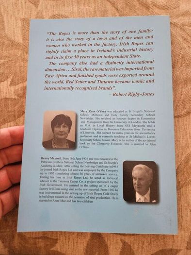 The Ropes. A History Of Irish Ropes Ltd 1933-1972. By Mary Ryan O'shea. First Edition Paperback In Good Condition.  See Photos For Same.