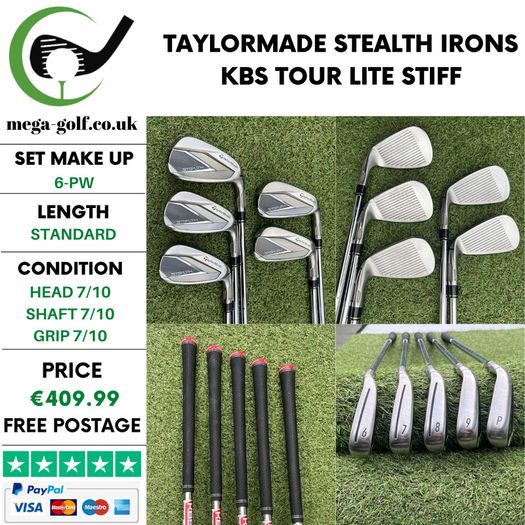 Set Fers TaylorMade P-790 2021 - 6-PW KBS Tour Lite Acier Regular - Droitier Homme