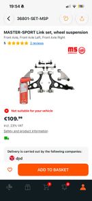 Alfa Romeo 156 Complete Front Suspension Kit
