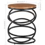End Table 40x40x52 cm Solid Acacia Wood Image 7