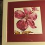 SET OF 2 Picture - Pastel pink flower - reproduction in frame , Brent Heighten artist Image 8