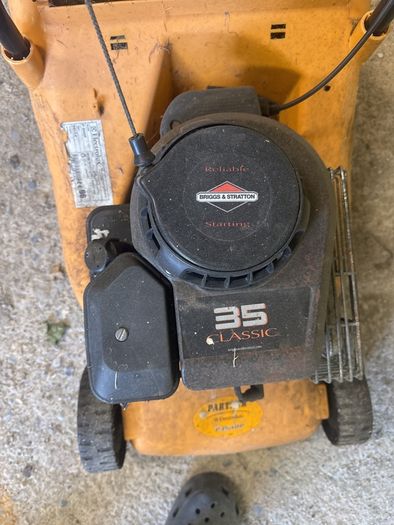 Petrol lawnmower