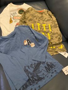 Boys clothes long sleeve tops 5-6 y BNWT