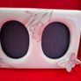 Vintage Ceramic Double Oval Photo Frame & Trinket Dish Image 2