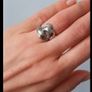 Vintage Children of Lir swan sterling silver ring size L Image 7