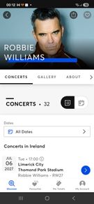 Robbie Williams Pitch Front Tues 6/7/27