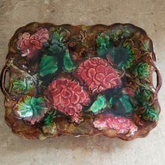 19th Century Majolica serving plate