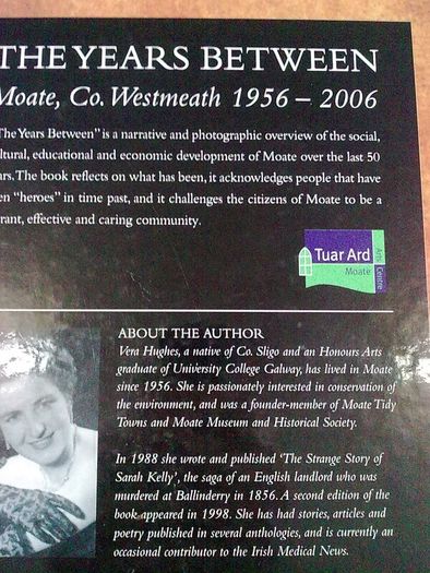 The years between Moate Co. Westmeath 1956-2006 Ireland Irish By Vera Hughes