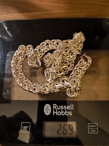 Silver 925 necklace 270 gram!