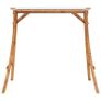 Swing Frame with Cream Roof Solid Spruce Wood with Teak Finish Image 2