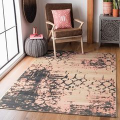 Living Room RUG - Short Pile, Bordered, Soft, Area Carpet for Bedroom & Home Decoration, Modern Pattern Rugs, Modern, Small to Extra Large MULTIPLE COLOURS/SIZES AVAILABLE (FREE POSTAGE)