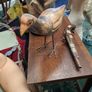 Vintage Hand Carved Wooden Bird Image 4