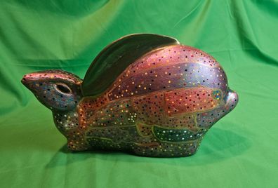 Vintage Avant Studios Pudgie Rabbit Figurine by Ramon AC-156 Dot Paint 70s 80s