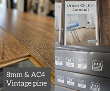 Urban Click-in Laminate Flooring - 8mm AC4 Vintage Pine