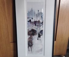 Beautiful art print professionally framed