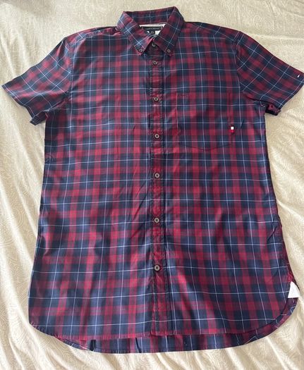 Tommy Hilfiger Red Plaid Shirt  XL