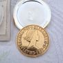 3 X Gold Plated Proof One Penny Coins Image 2