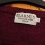 Blarney woollen mills 100% lambswool mens burgundy vest sweater Image 2