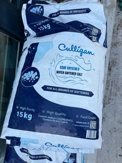 5 Bags Culligan Care Crystals Water Softener Salt 15kg a bag