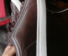 Brand New Mens Leather Trainers
