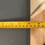 Painted wooden bedside locker + kids wall shelf, bundle Image 2