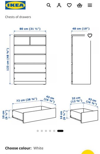Ikea chest of drawers