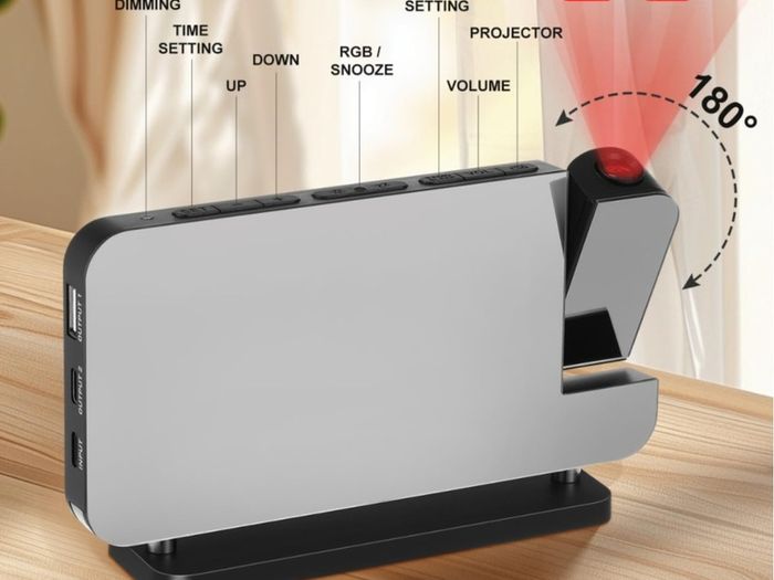 Projector Alarm Clock