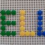 Vintage 1970s Child's plastic Peg Board & Pegs Image 2