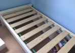 Solid wood Single bed frame
