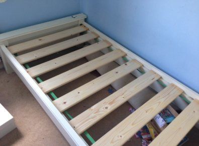 Solid wood Single bed frame