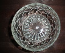 Sowerby Art Deco Flint Pressed Glass  Sugar Bowl