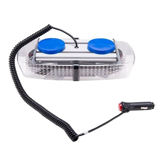 240 LED Car Van Magnetic Magnet SUV Truck Roof Top Emergency Hazard Warning Flash Strobe Light Yellow Amber