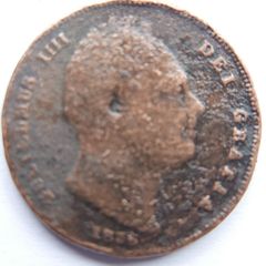 King William IIII Farthing Coin 1835