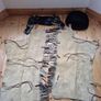 Vintage USA Wrangler Wool Hat, Leather Chaps & Double Holster leather Rig Set Image 2