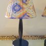 Vintage pair of copper lamps with shades Image 3
