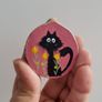 Hand painted wooden magnet! Image 2
