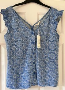 BNWT Size 12 Next Linen Mix Top
